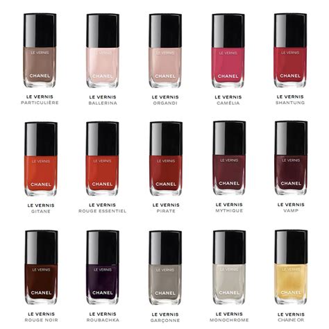 buy chanel nail varnish online|chanel nail polish colour chart.